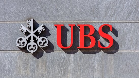 UBS bank logo in Switzerland