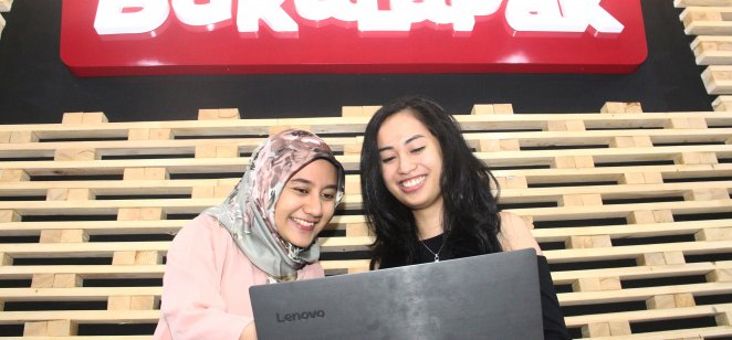 Bukalapak users under its logo