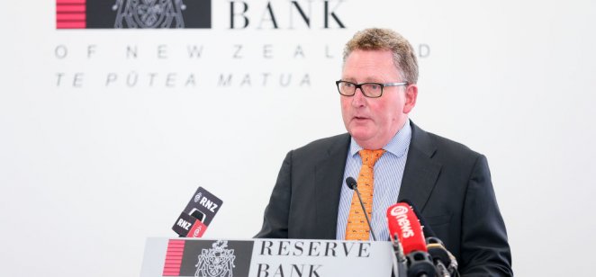 New Zealand currency has priced in a 50bp rate hike RBNZ Governor Adrian Orr speaking at a press conference