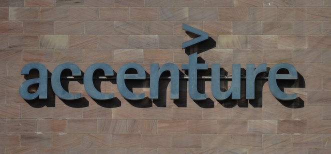 accenture office building sign 