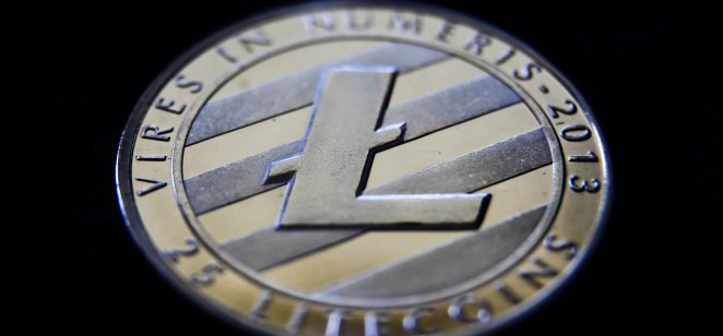 Representation of the litecoin (LTC) cryptocurrency