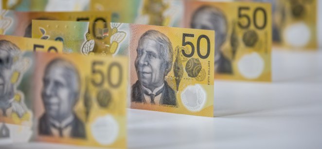 Australian 50 dollar bills