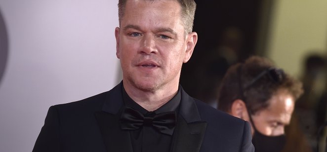 American actor Matt Damon at the 78 Venice International Film Festival 2021