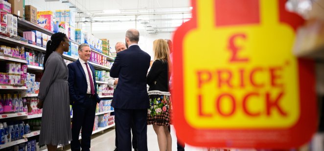 Price lock promise in Sainsbury's store