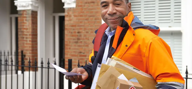 British 'postie' on his round