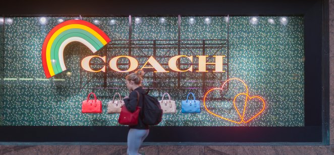 Coach Coach bags in a retail store
