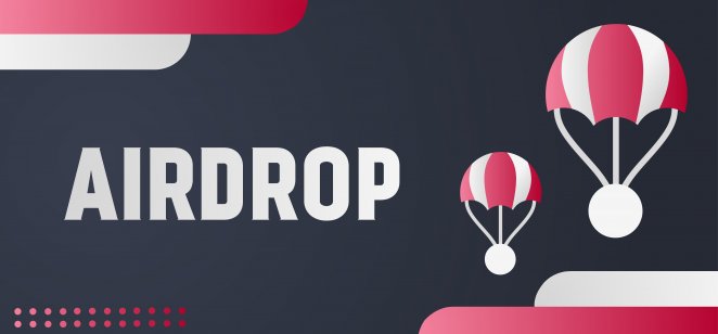 SU Una ilustración de un lanzamiento aéreo de criptomonedas