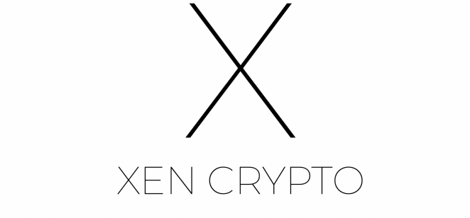 Un grand X apparaît au-dessus du nom du jeton, xen cipher