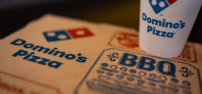Domino's Pizza menu and drink