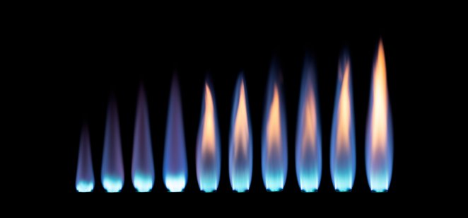 natural gas flame Natural gas flame