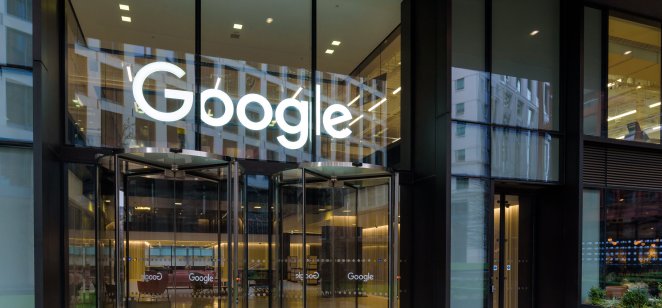 Outside Google’s UK office in London