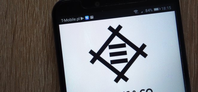 Mitsui Logo Mitsui Logo on a smartphone screen