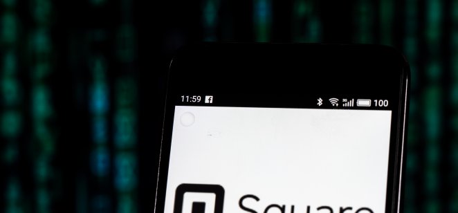 Square app on a mobile phone