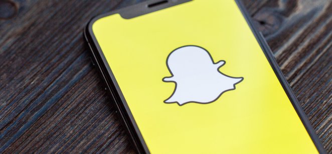 Snap stock forecast: Will SNAP rebound to above IPO price? Snapchat logo on iPhone X screen. Snapchat is a social media app for smartphones.