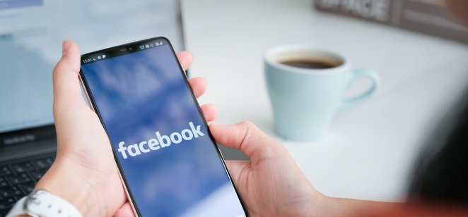 Meta Platforms (FBMeta Platforms stock forecast: Will FB beat headwinds? Chiang Mai Thailand. Mar 08, 2020. Woman holds smart phone with facebook application on the screen. facebook is a photo-sharing app for smartphones Meta Platforms (FBMeta Platforms stock forecast: Will FB beat headwinds? Chiang Mai Thailand. Mar 08, 2020. Woman holds smart phone with facebook application on the screen. facebook is a photo-sharing app for smartphones