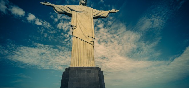 Brazil Cristo Redentor statue in Rio, Brazil