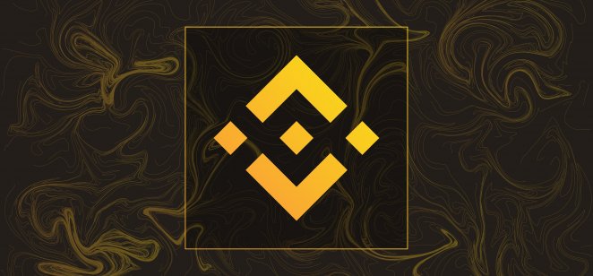 BNB price prediction: Will binance coin rise? Binance cryptocurrency colorful gradient logo on liquid texture background.
