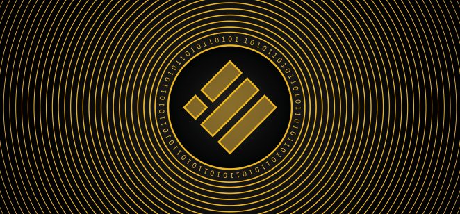 Binance USD Binance USD (BUSD) cryptocurrency coin logo