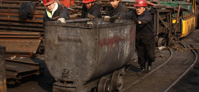 Portraits of Chinese coal miners in Huaibei, Anhui province, China