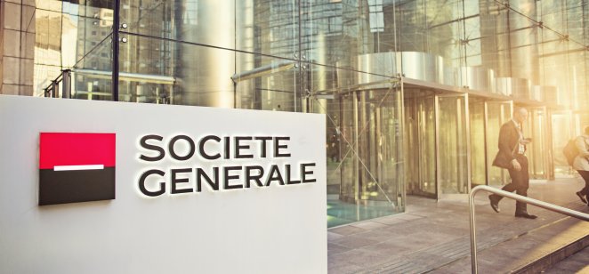 A image of Societe Generale headquarter in La Defense, Paris