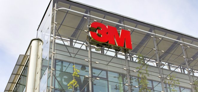 3M company logo on the main building