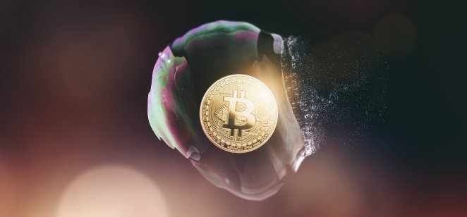 Bitcoin (BTC) logo in a bubble