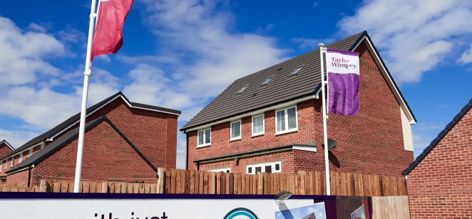 Taylor Wimpey homes in Newcastle, UK. Photo: Shutterstock