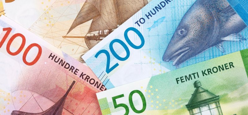 USD/NOK forecast Norwegian krone banknotes