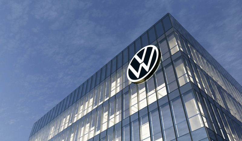 Volkswagen (VOW3) Shareholders VW Headquarters in Wolfsburg, Germany