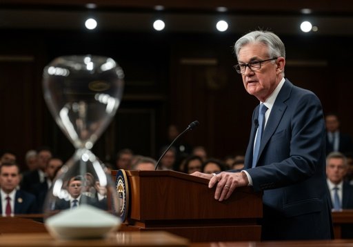 Jerome Powell’s speech, hourglass