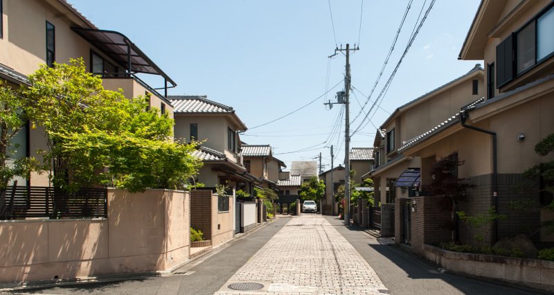 japan housing market crash Regular houses in Kyoto