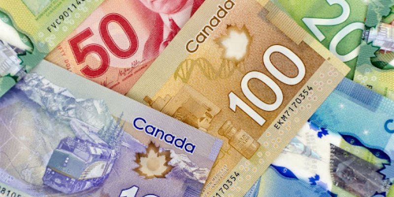 Bitcoin on Fifty and 100 Canadian Dollar Banknotes, Trading
