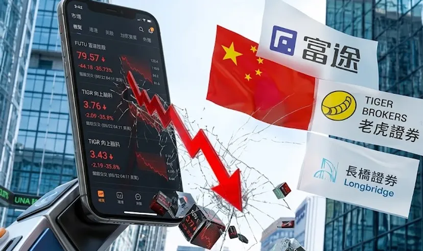 中證監對富途、老虎、長橋作出行政處罰事先告知 — 跨境券商監管行動示意圖