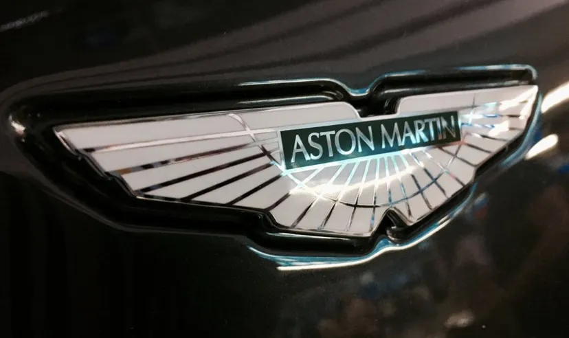 Aston Martin share price forecast Aston Martin car front logo