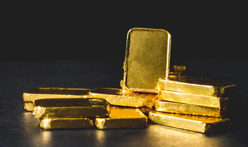 Stacked gold bars Stacked gold bars