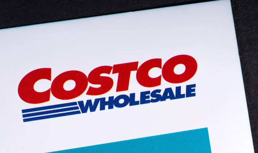Costco's logo Costco's logo on a screen