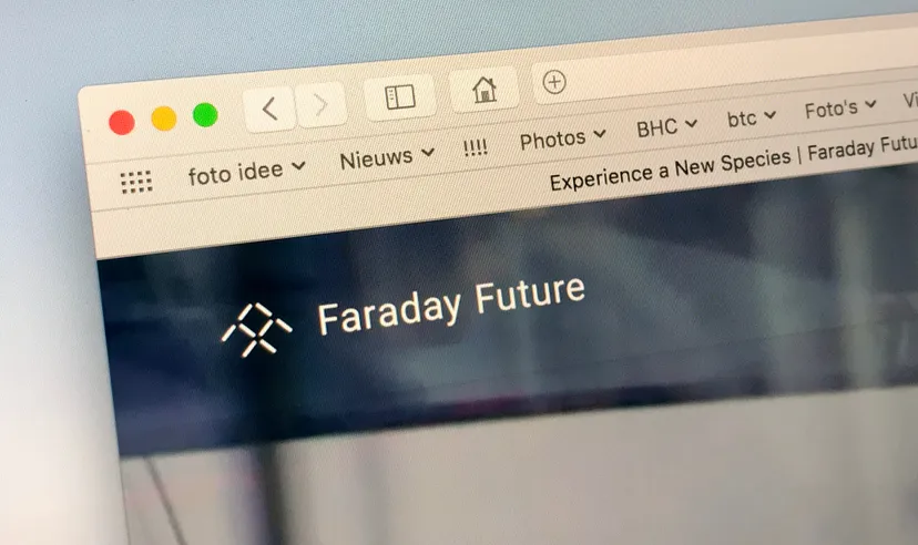 Official homepage of Faraday Future