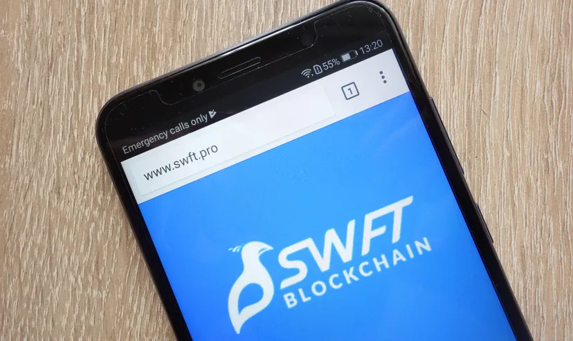 SwftCoin price prediction: What is SwftCoin (SWFTC)? SWFT cryptocurrency website displayed on a modern smartphone