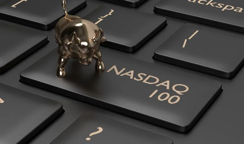 The NASDAQ on a keyboard