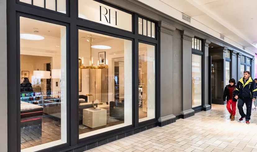 Frontview of an RH store