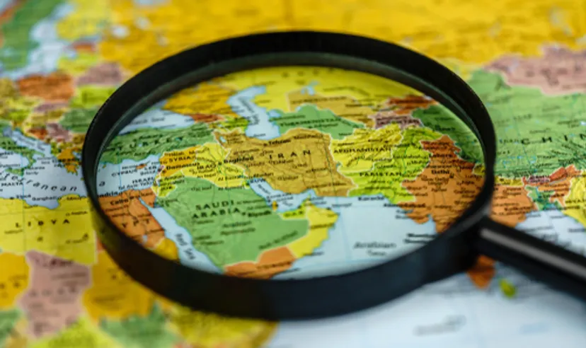 Middle East map