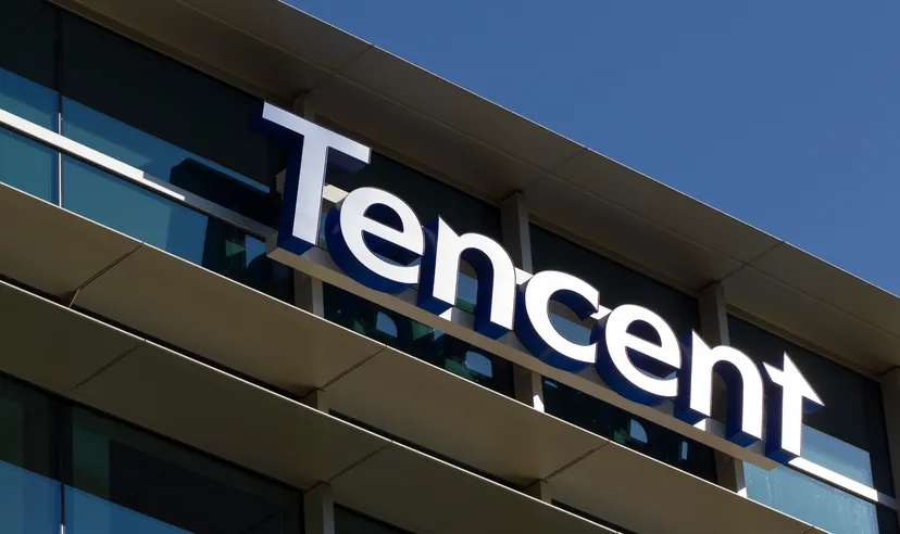 Tencent share price forecast The Tencent logo seen at Tencent's US Headquarters in Palo Alto. The Tencent logo seen at Tencent's US Headquarters in Palo Alto.
