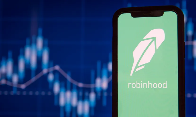 Robinhood financial investing app on a mobile device