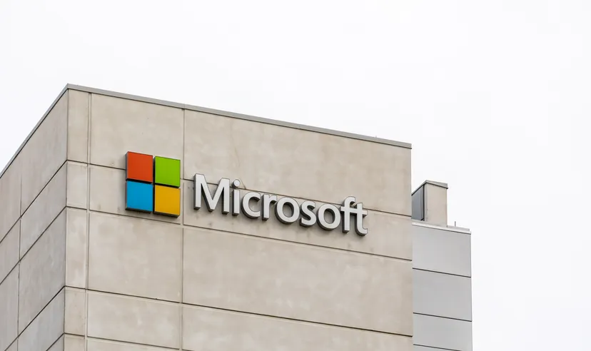 Microsoft stock split The distinctive Windows logo on signs at Microsoft Canada head office building in Mississauga