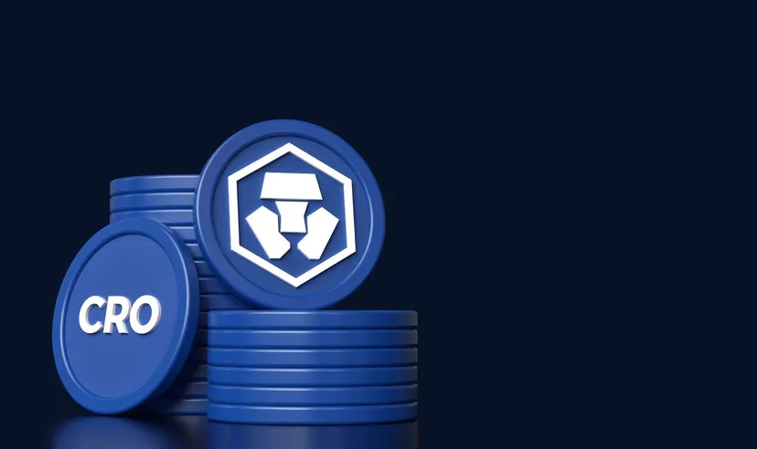 The cronos (CRO) logo