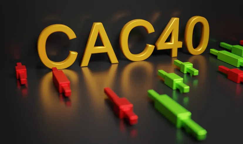 3D rendering of CAC 40