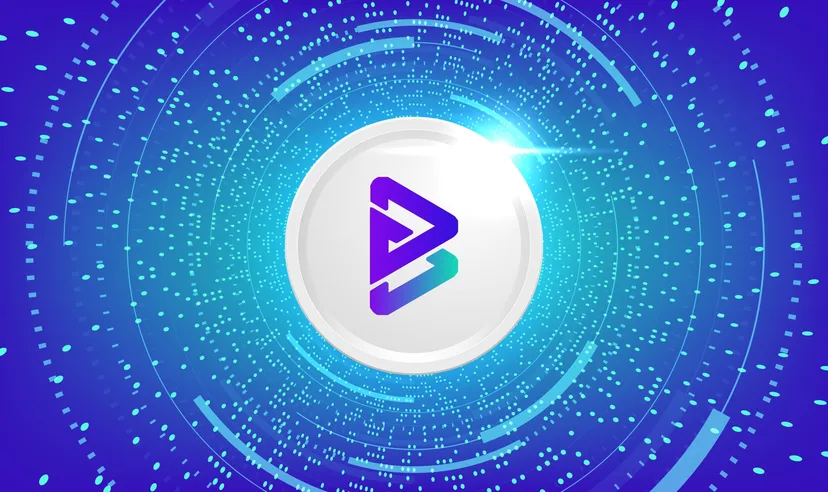 Brise coin cryptocurrency concept banner background