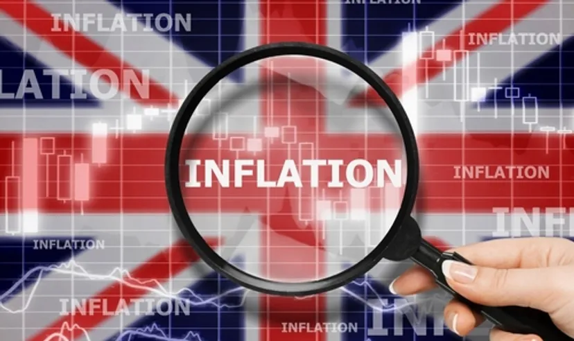 UK flag, inflation