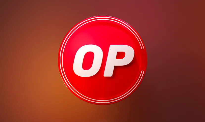 The Optimism logo 