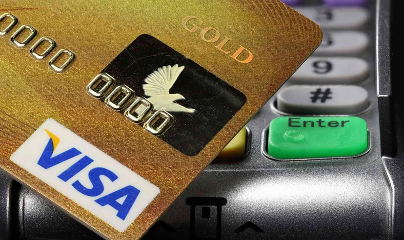 Visa-Kreditkarte